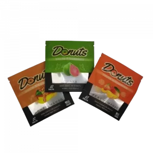 Three side sealing shaped pouch for cosmetics packaging custom foil spout pouch face creams/sunblock small sachet packet