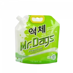 Custom OEM Spout Pouch Detergent Liquid Flexible Packaging Spout Pouch Bags Washing Powder Laundry Plastic Pouch