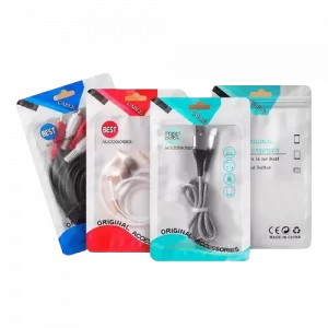 High quality plastic bag with zipper lock and window opened design