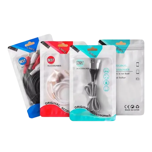 High quality plastic bag with zipper lock and window opened design