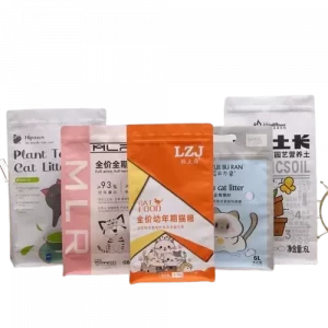 Custom Large Flat Bottom Pouch Royal Cat pet food Packaging Plastic bags For Dog food 500g1kg 2.5kg 10kg 15kg 20kg Packaging bag