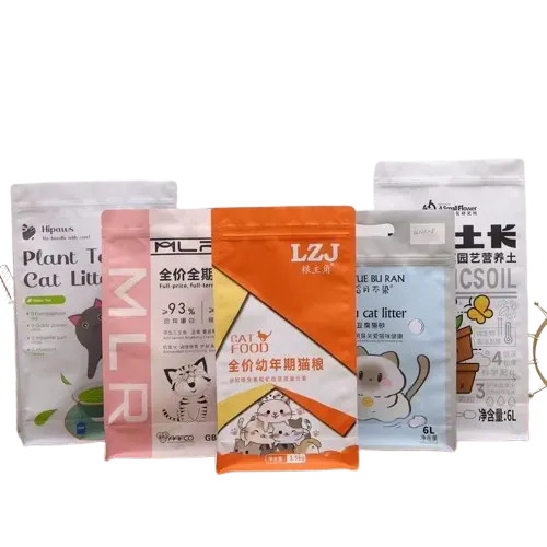 Custom Large Flat Bottom Pouch Royal Cat pet food Packaging Plastic bags For Dog food 500g1kg 2.5kg 10kg 15kg 20kg Packaging bag